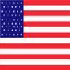 1-4" x 2.4" American Square Flag Decal Vinyl Sticker Car Bumper Window America US USA Old Glory view 1