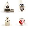 2-Pack 4 inches Truck RV Car Bike Motorcycle SUV Vehicle Dual Wheel Tire Valve Extender Extension Adaptor view 2