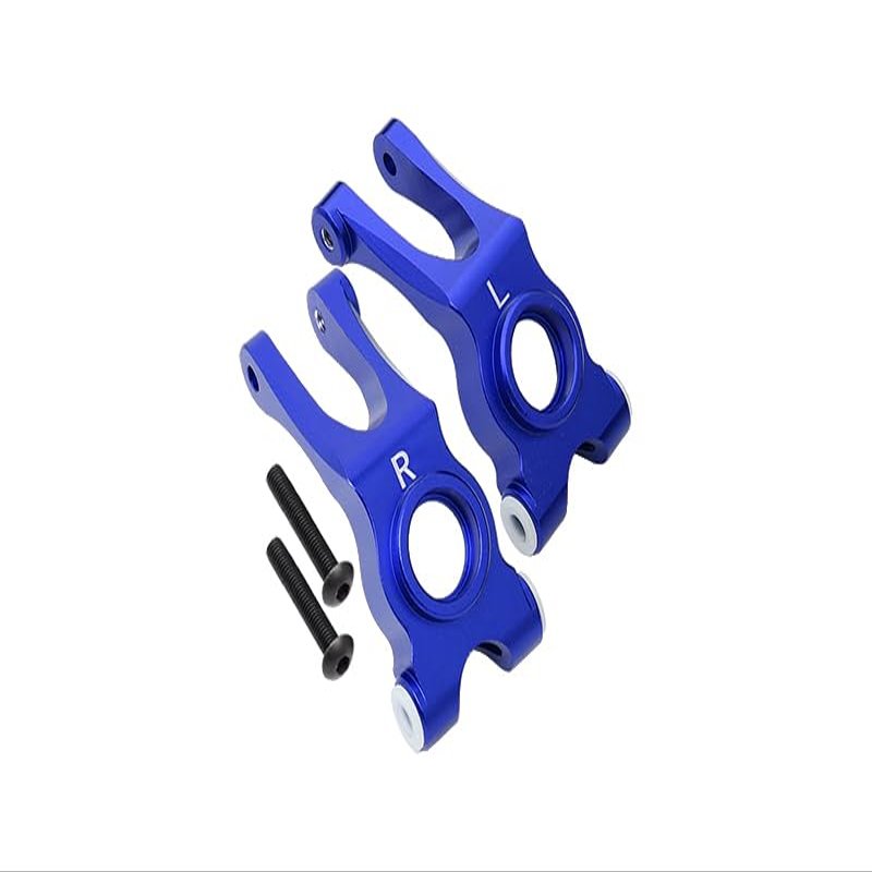 Aluminum Rear Knuckle Arm For Arrma 1:10 GRANITE/BIG ROCK 3S / BIG ROCK V3 3S / VORTEKS 3S - 1Pr Set Blue