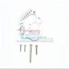 GPM For Traxxas E-Revo 2.0 VXL Brushless (86086-4) Upgrade Parts Aluminum Motor Mount With Heat Sink Fins - 1Pc Set Silver view 1