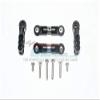 GPM For Traxxas E-Revo 2.0 VXL Brushless (86086-4) Upgrade Parts Aluminum Servo Horn With Stainless Steel Adjustable Steering Link - 4Pc Set Black view 1