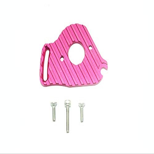 GPM For Traxxas Slash 4x4 LCG Upgrade Parts Aluminum Motor Plate With Heat Sink Fins - 1Pc Set Red