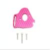 GPM For Traxxas Slash 4x4 LCG Upgrade Parts Aluminum Motor Plate With Heat Sink Fins - 1Pc Set Red view 1