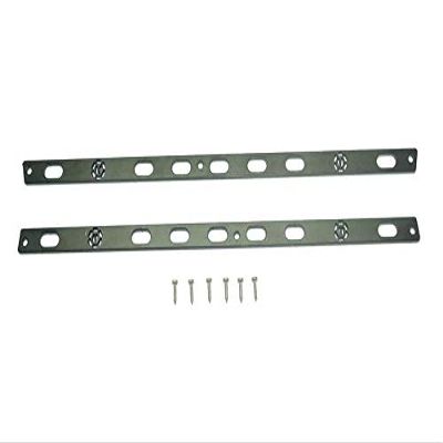 R/C Scale Accessories : Stainless Steel Door Edge Anti Scratch Strip For TRX-4 Trail Defender Crawler - 1Pr Set Black