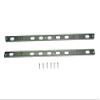 R/C Scale Accessories : Stainless Steel Door Edge Anti Scratch Strip For TRX-4 Trail Defender Crawler - 1Pr Set Black view 1