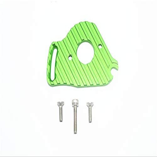 GPM For Traxxas Slash 4x4 LCG Upgrade Parts Aluminum Motor Plate With Heat Sink Fins - 1Pc Set Green