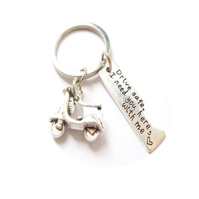 Drive safe, i need you here with me keychain - drive safe - travel - driver (motorcycle drive safe #17)