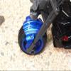 GPM For Tamiya T3-01 Dancing Rider Trike Upgrade Parts Aluminum Front Skid Plate For Front Wheel - 1Pc Set Blue view 4