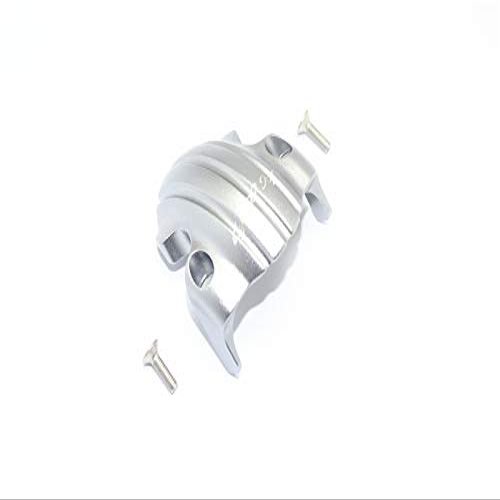 GPM For Tamiya T3-01 Dancing Rider Trike Upgrade Parts Aluminum Front Skid Plate For Front Wheel - 1Pc Set Gray Silver