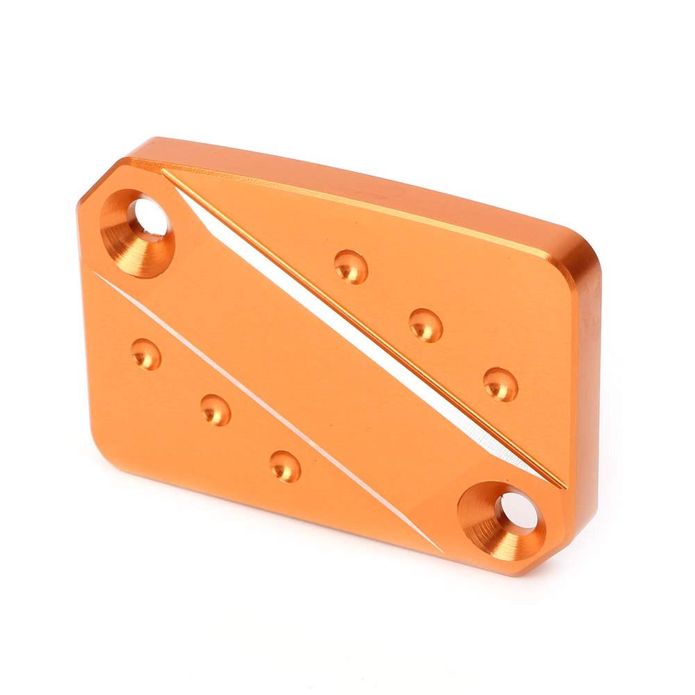 GZYF Motorcycle CNC Aluminum Front Brake Fluid Reservoir Cover Cap for BMW G310R 2017-2018, G310GS 2018, Orange