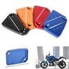 GZYF Motorcycle CNC Aluminum Front Brake Fluid Reservoir Cover Cap for BMW G310R 2017-2018, G310GS 2018, Orange view 2