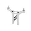 GPM for Arrma Granite 4x4 / Big Rock Crew Cab 4x4 Upgrade Parts Aluminum Front Body Mount & Post - 1Pc Set Silver view 1