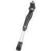 M-Wave Unisex's Kickstand, Alloy, for Center, Adjustable 24"-29", Black, Without Counter Plate view 1