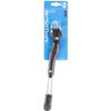 M-Wave Unisex's Kickstand, Alloy, for Center, Adjustable 24"-29", Black, Without Counter Plate view 2