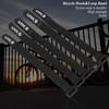 Handlebar Band, Multipurpose Adjustable Nylon Handlebar Tie Straps Cycling Flashlight Mount Holder (Black) view 2