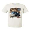 Hit The Dirt Built Ford Tough T-Shirt F-150 Raptor Pickup Truck Tee Shirt White Small view 1