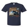 Hit The Dirt Built Ford Tough T-Shirt F-150 Raptor Pickup Truck Tee Shirt Navy Blue X-Large view 1