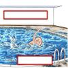 PrintedPerfection.com Personalized Swimmer Male Acrylic Key Chain view 2
