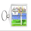 PrintedPerfection.com Personalized Clarinet - Male Acrylic Key Chain view 1