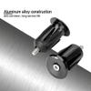 Handlebar End Plugs , Aluminum Alloy Handlebar Grip End Plug Parts for Most Road(1 Pair) view 4