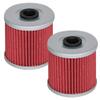 HIFROM Oil Filter replacement for Kawasaki KLF220 KL250 KLR250 KSF250 KLF300 KSF250 KEF300 KL600 KLR600 650 KL650 KLR650 ATV Replace HF123, KN123 view 1