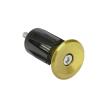 Handlebar Bar End Plugs, Aluminum Alloy Bike Handlebar Grip Bar End Plug Parts for Most Road(1 Pair)(Gold) view 3