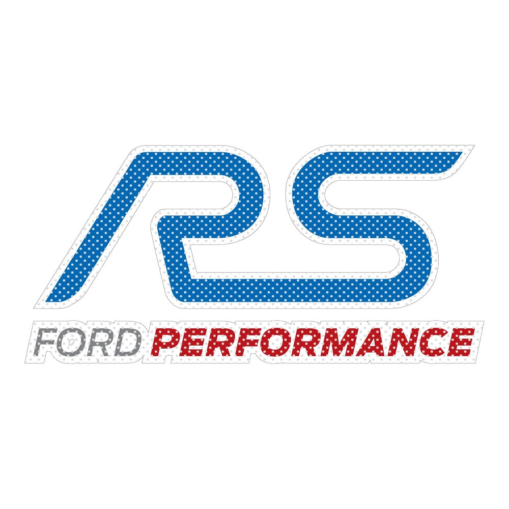 iPick Image for Focus RS Perforated Unobstructed View 12" Vinyl Window Film Adhesive Decal - Official Licensed