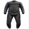 LEATHERAY Men's Fashion Real Leather Motorbike Racing Suite Black,XS-5XL view 1