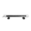 KUAT Grip 4 Durable Universal Car SUV Rooftop Crossbars Mounted Winter Sports Gear Hauling Transportation Slide-Out Locking Clamshell Rack, Fits 4 Skis/2 Snowboards - Pearl with Silver Anodize view 3