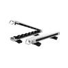 KUAT Grip 4 Durable Universal Car SUV Rooftop Crossbars Mounted Winter Sports Gear Hauling Transportation Slide-Out Locking Clamshell Rack, Fits 4 Skis/2 Snowboards - Pearl with Silver Anodize view 4