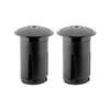 Origin8 Alloy Locking Bar End Plugs (Anodized Black) view 2