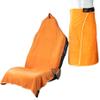 Orange Mud Transition & Seat Wrap V2.0 Car Seat Cover, Changing Kilt & Multipurpose Towel Sweat-Proof, Quick-Dry, Secure Wrap for Athletes, Runners, Cyclists Orange view 1