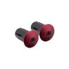 Origin8 Alloy Locking Bar End Plugs (Anodized Red) view 1