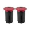 Origin8 Alloy Locking Bar End Plugs (Anodized Red) view 2
