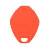 SEGADEN Silicone Cover Protector Case Holder Skin Jacket Compatible with Mitsubishi 4 Button Remote Key Fob CV4522 Orange view 2