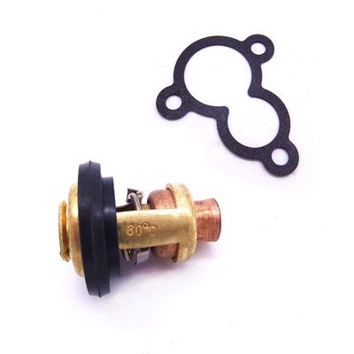 SouthMarine Boat Engine 66M-12411-00 66M-12411-01 Thermostat and 68D-E2414-A0 67D-12414-A0 Gasket for Yamaha F4A F4B F5A F6C 4hp 5hp 6hp 4-Stroke Outboard Motor