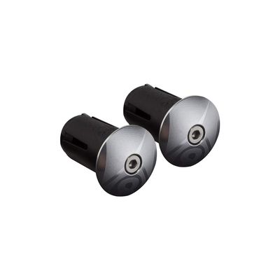 Origin8 Alloy Locking Bar End Plugs (Anodized Silver)