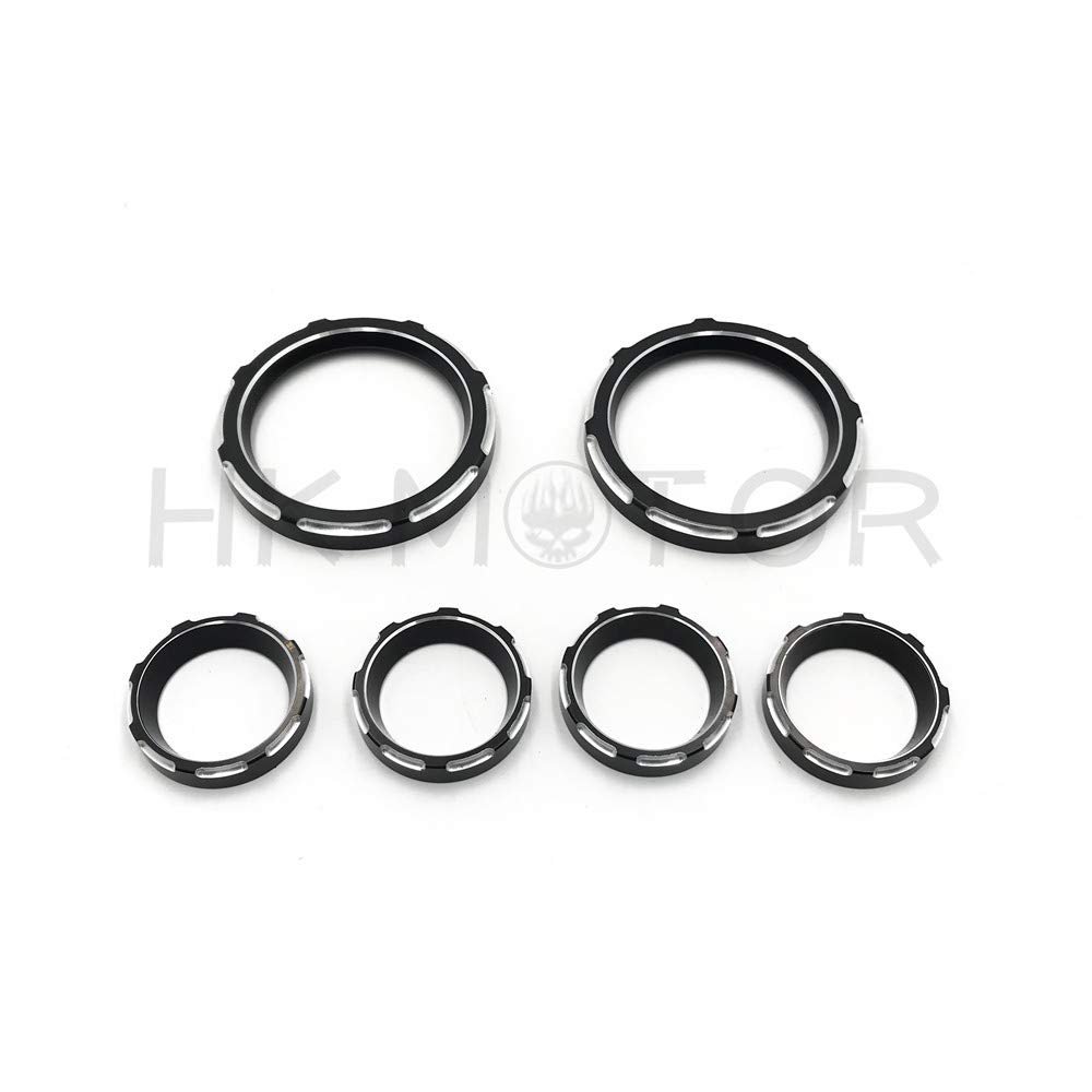 HONGK- USA Store Instrument Board Burst Gauge Bezel Cover Compatible with H-D Street Tri Glide [B07JR5JH84]
