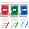 Boeray 800pcs M6 M8 M10 Polyethylene Plastic Oil Grease Gun Zerk Fitting Dust Cover Cap Cover Assortment Kits,Red Blue Green view 1