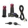 VGEBY Throttle Handle, Throttle Accelerator Handle Grips and Cable Set for 12-84V Electric or Scooters(Red) and Spare Parts Throttle Scooter Throttle Thumb view 1
