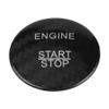 KIMISS Carbon Fiber Keyless Engine Start Stop Push Button Cover Trim for A B C GLC GLA CLA ML GL Class(Black) view 1