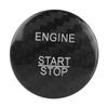 KIMISS Carbon Fiber Keyless Engine Start Stop Push Button Cover Trim for A B C GLC GLA CLA ML GL Class(Black) view 4