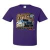 Hit The Dirt Built Ford Tough T-Shirt F-150 Raptor Pickup Truck Tee Shirt Purple X-Large view 1