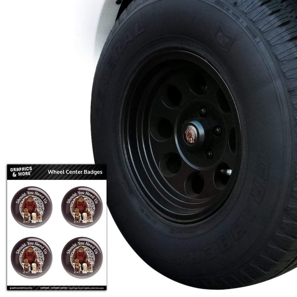 GRAPHICS & MORE Should You Need Us Labyrinth with Ludo Hoggle and Didymus Tire Wheel Center Cap Resin-Topped Badges Stickers