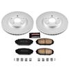 PowerStop Z17 Brake Pad & Fully Coated Rotor Kit Front CRK2299 view 2