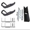 C&A Pro Black MTX Snowmobile Skis w/ 6" Shaper Bars Complete Kit 2016+ Ski-Doo w/o T.S. Adjustable (excl. Summit) view 1