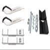 C&A Pro White XT Snowmobile Skis w/ 6" Shaper Bars Complete Kit 2016+ Ski-Doo w/o T.S. Adjustable (excl. Summit) view 1