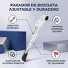 Alomejor Bike Kickstand, Adjustable Bike Side Replacement Kickstand for Bike 22'' 27'', White(White) view 2