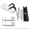 C&A Pro White XCS Snowmobile Skis w/ 9" Shaper Bars Complete Kit 2016+ Ski-Doo w/o T.S. Adjustable (excl. Summit) view 1