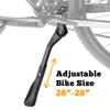 Sataway Bike Kickstand Adjustable Strong Center Mount Aluminum Alloy Bicycle Kickstand for 26 700C 27.5 28 inch Electric Bike Hybrid Bike Mountain Bike Adult Bike view 2
